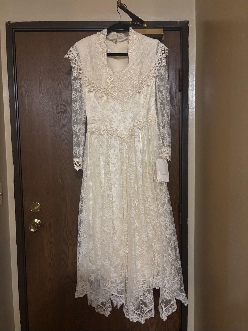 Vintage 70’s Jesssica McClintock Gunne Sax Romantic Victorian Lace Wedding Gown